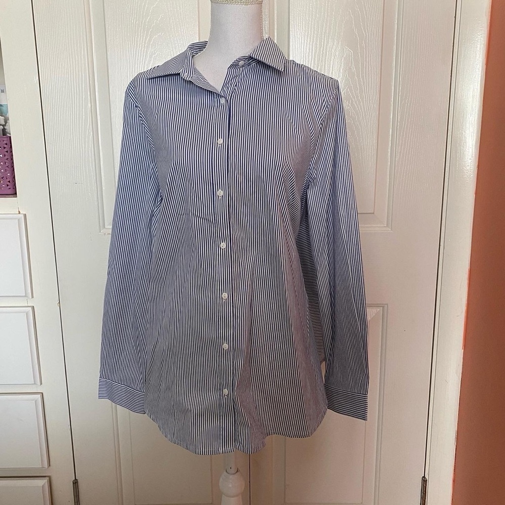 Goldray woman’s striped blouse plus 1X